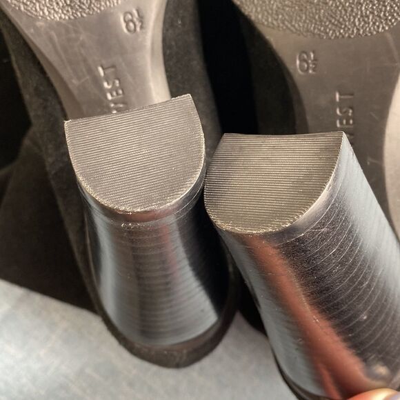 Nine West black over-the-knee heeled boots size 6.5 - Picture 8 of 13